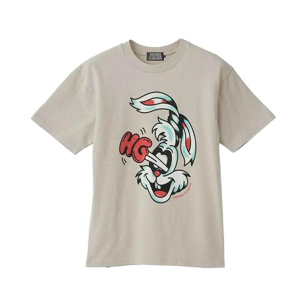 HYSTERIC GLAMOUR Hysteric Rabbit T-Shirt "Gray"