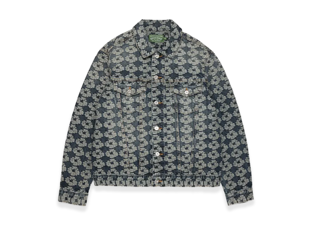 DENIM TEARS Jacquard Wreath Denim Jacket "Jacquard"