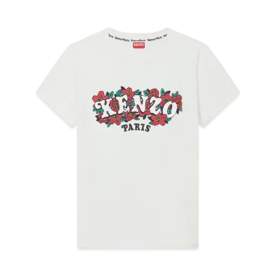 KENZO VERDY MARKET Cotton T-Shirt "White"