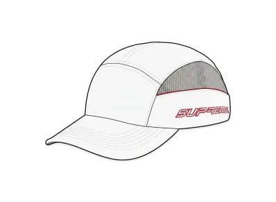 Supreme Side Mesh Piping Camp Cap "Stone"