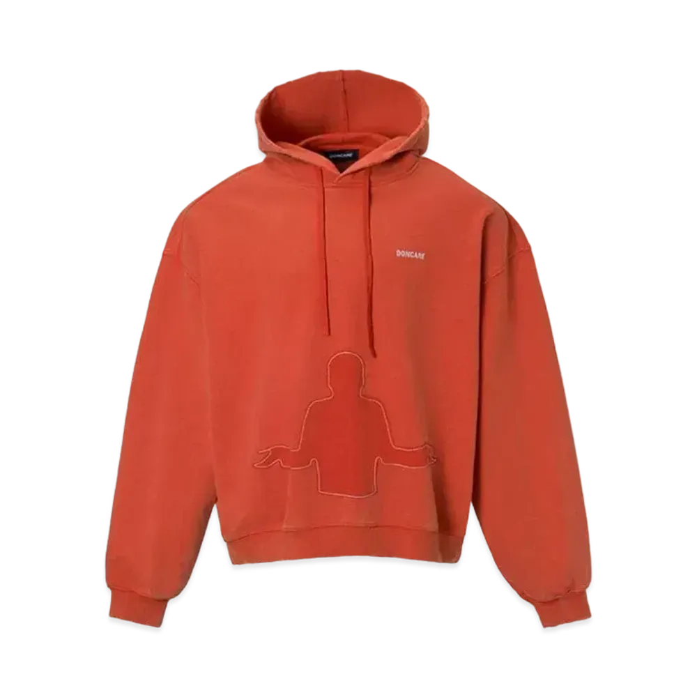 DONCARE Red Logo Hoodie "Red"