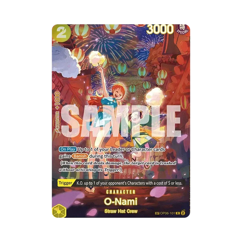 おナミ R [OP06-101](プロモーションカード「ONE PIECE CARD GAME 2nd