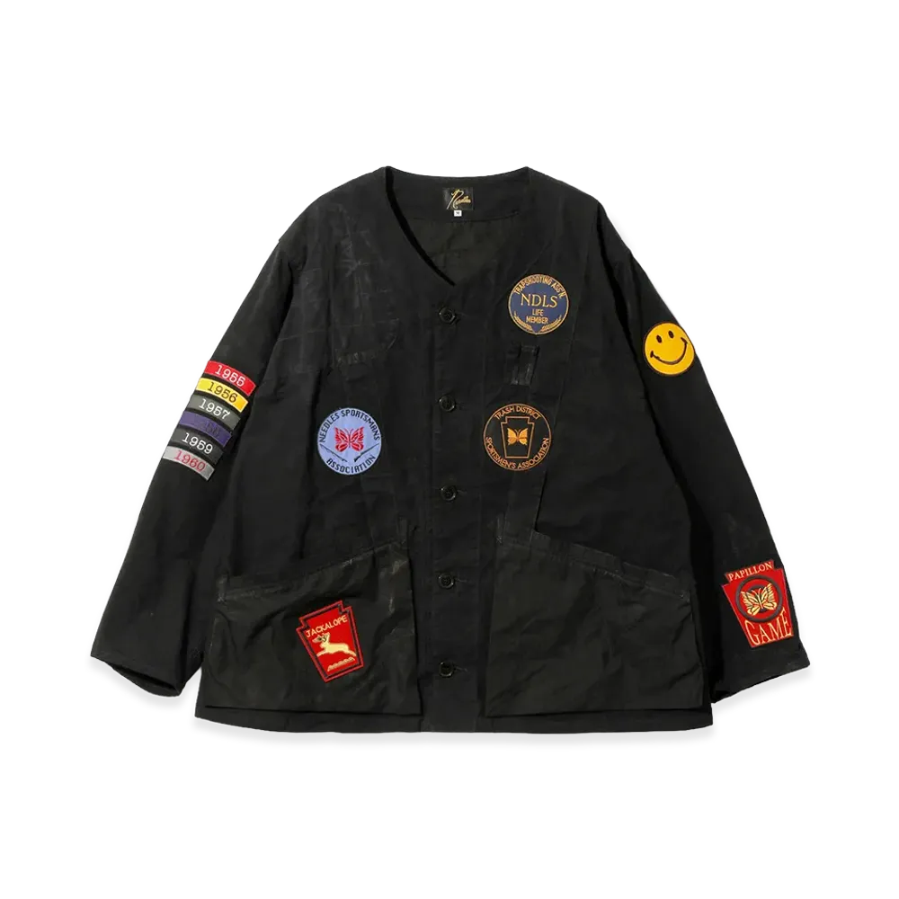 NEEDLES Shooting Jacket - Waxed Cloth "Black"