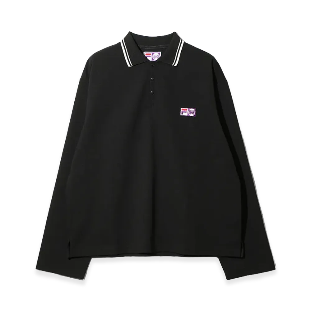 NEEDLES x FILA BB Polo Shirt "Black"