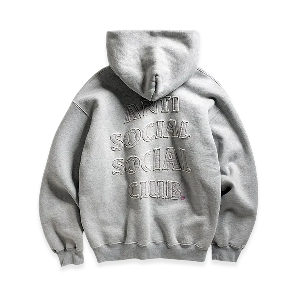 ANTI SOCIAL SOCIAL CLUB Applique Mind Games Hoodie "Gray"