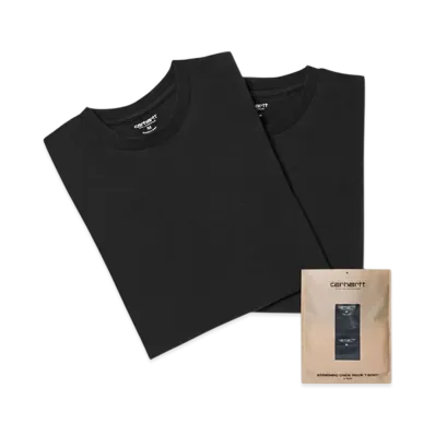 Carhartt WIP 2 Standard Crew Neck T-Shirt 2 Pack "Black"