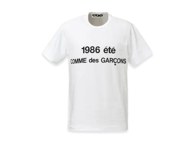 COMME des GARCONS CDG 1986 Ete T-Shirt "White"
