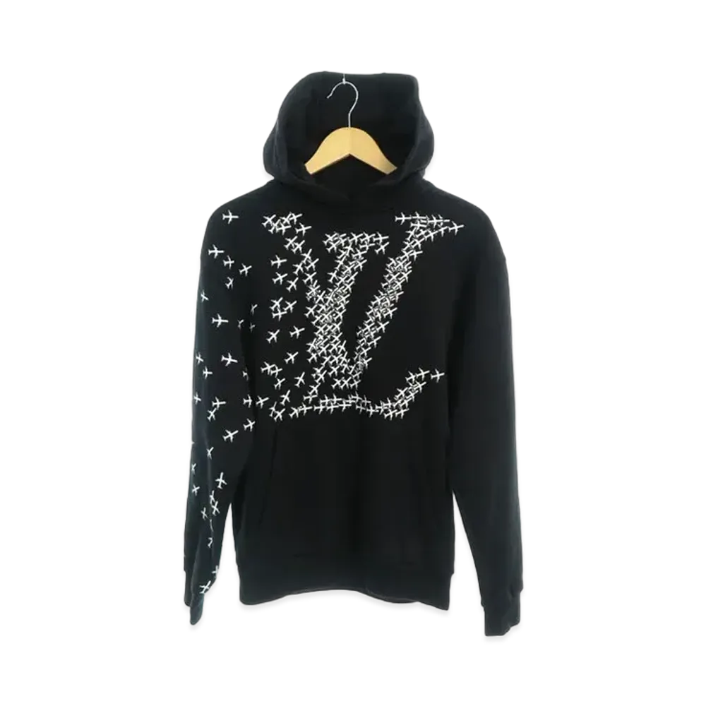 Louis Vuitton LV Planes Printed Hoodie "Noir"