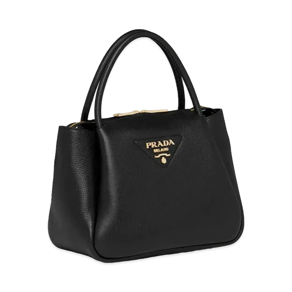 PRADA Small Leather Handbag "Black"