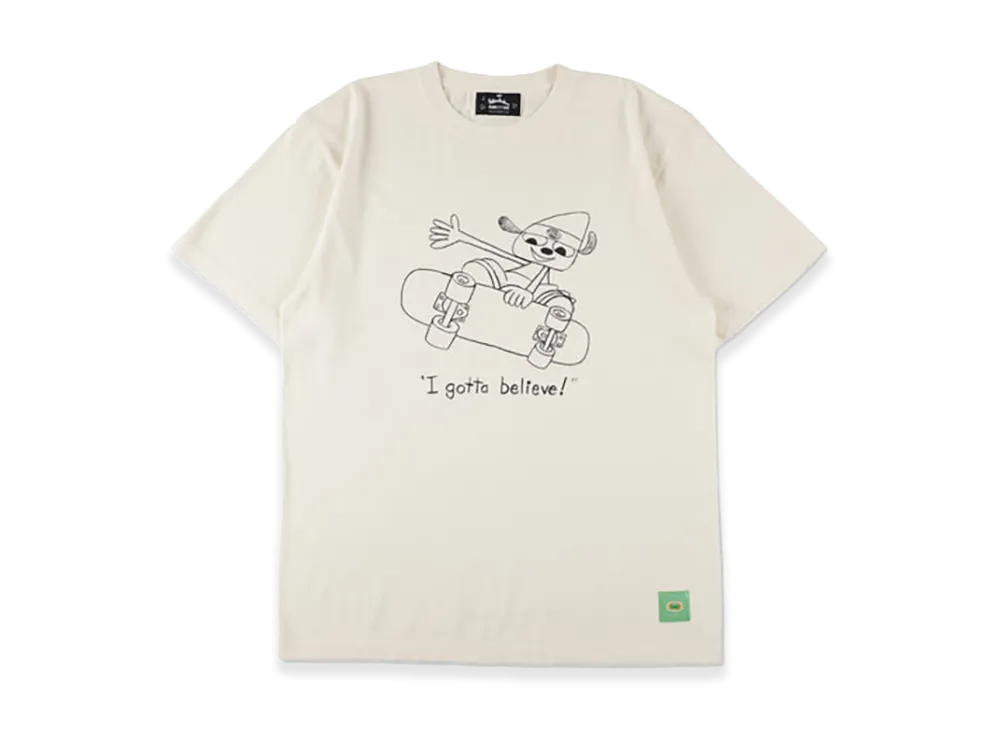 WIND AND SEA x Parappa The Rapper Parappa Pensil Art Tee "White"