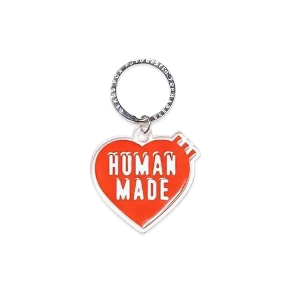 HUMAN MADE 25S/S Heart Keyring "Orange"