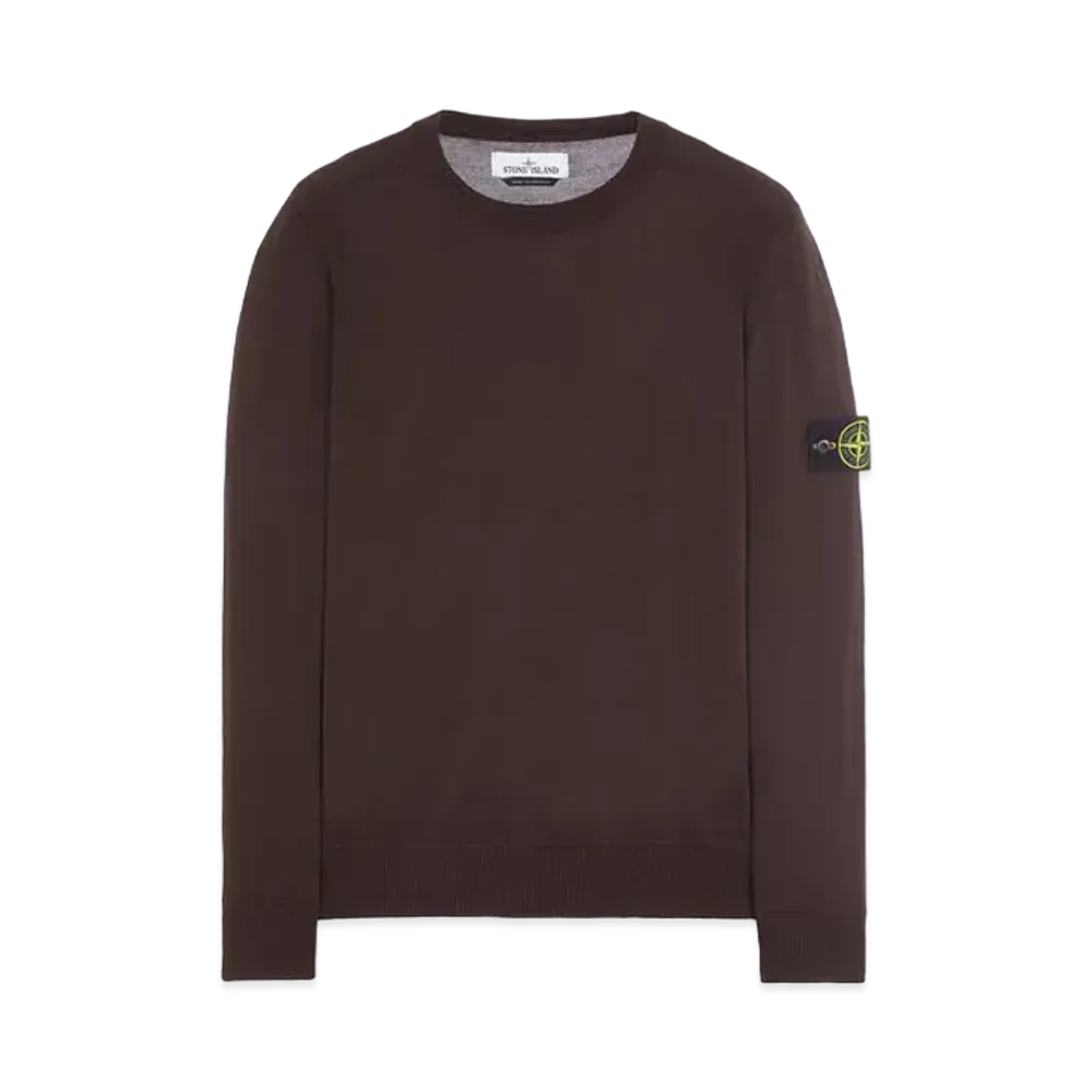 Stone Island 526C4 LIGHT PURE WOOL "Dark Brown"