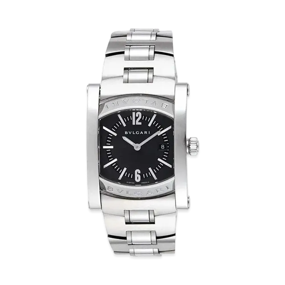 BVLGARI Ashoma "Blue Gray/Stainless Steel"