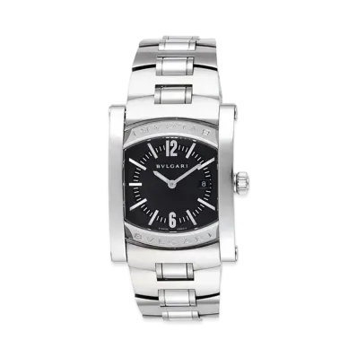 BVLGARI Ashoma "Blue Gray/Stainless Steel"