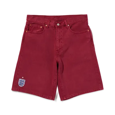 Levi's Soccer Collection England 478 Baggy Shorts "Red"