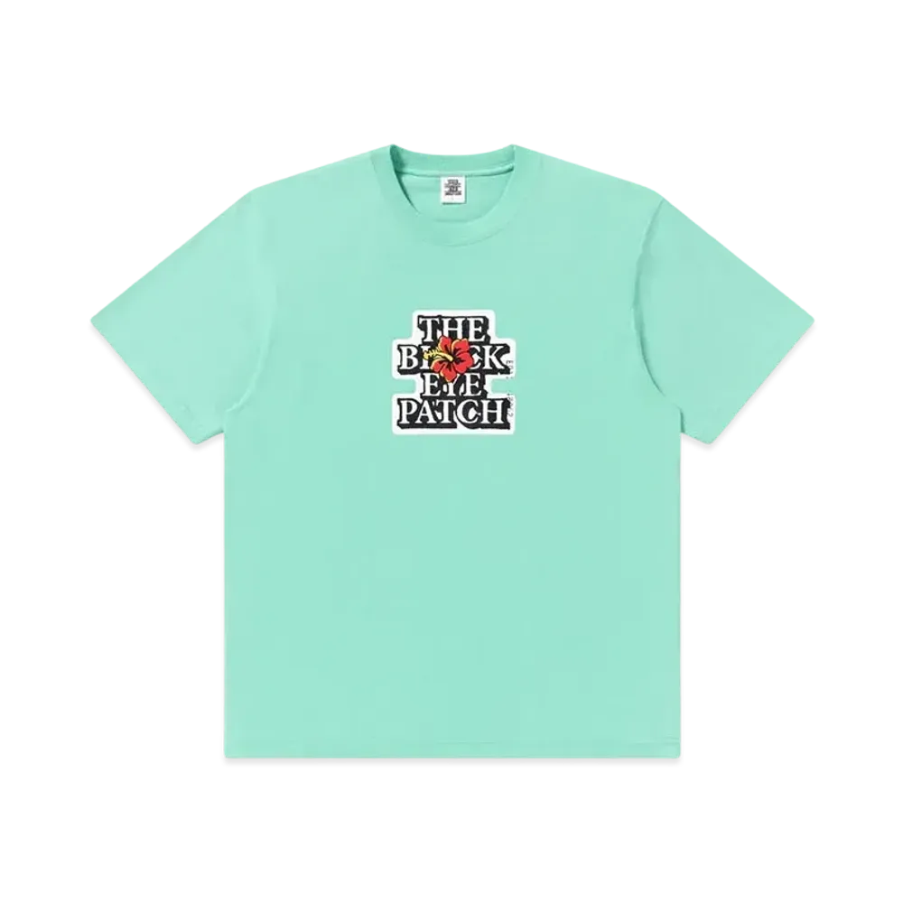 BlackEyePatch Hibiscus OG Label Tee Pastel "Emerald"