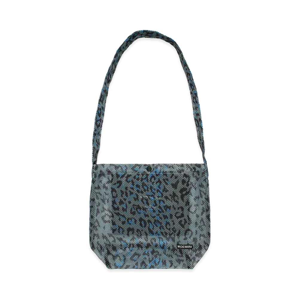 WACKO MARIA x Speak Easy Leopard Mesh Shoulder Bag "Gray"