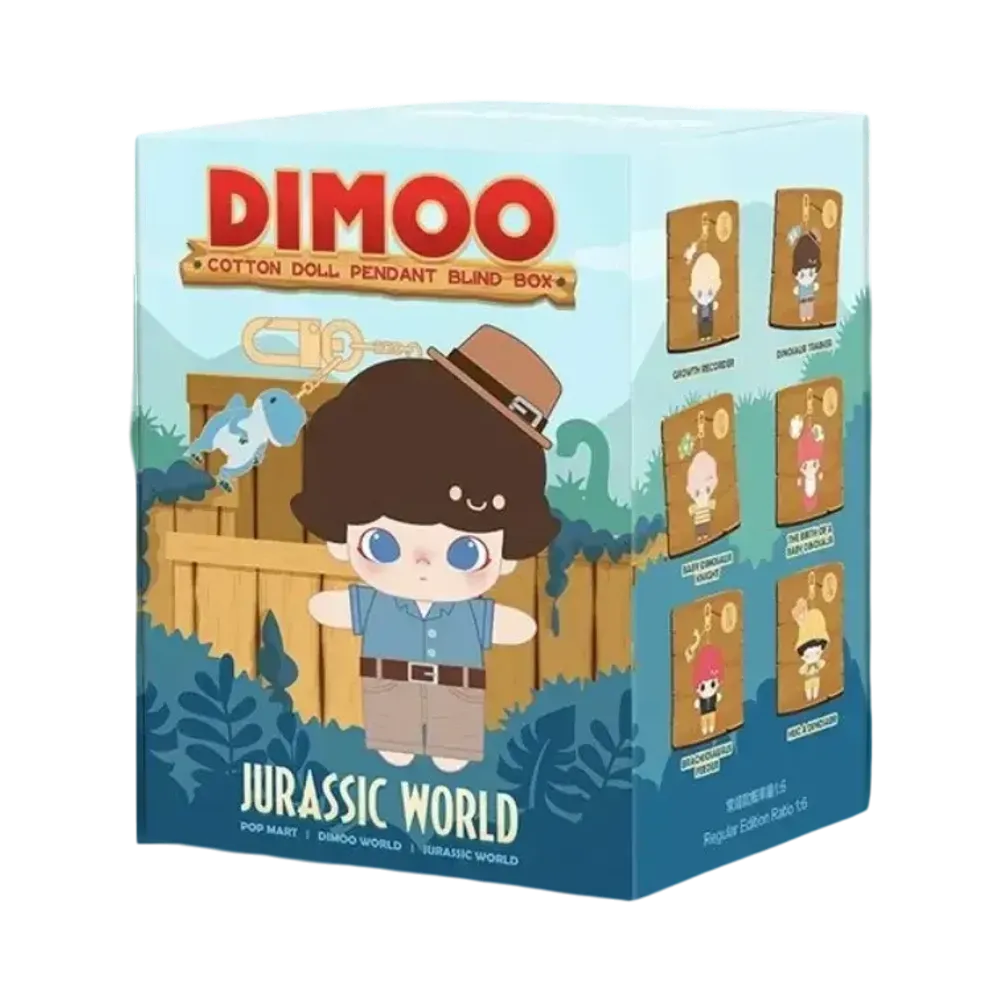 POP MART DIMOO Jurassic World Series Plush Pendant Set [Piece]