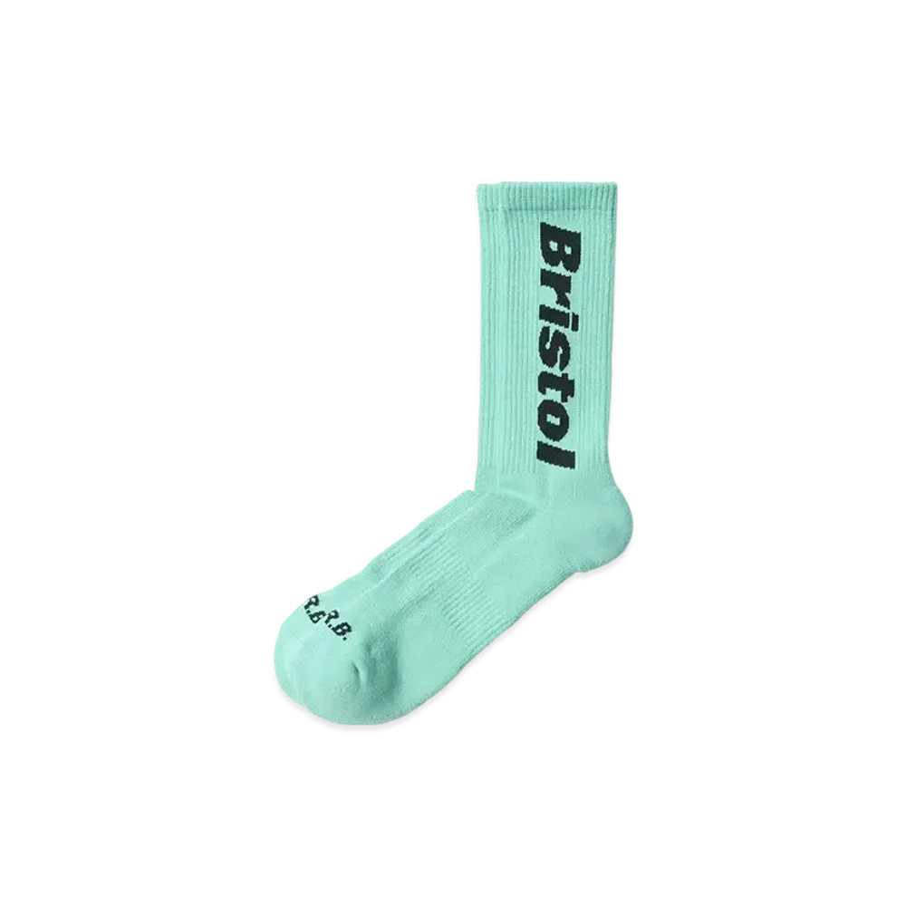 F.C.REAL BRISTOL Bristol Logo Regular Socks "Light Blue"
