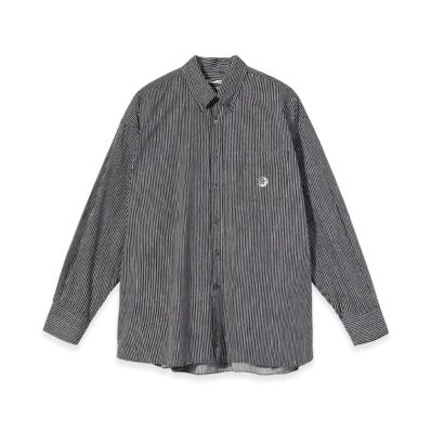 Stussy x Our Legacy Borrowed BD Shirt "Black/White"