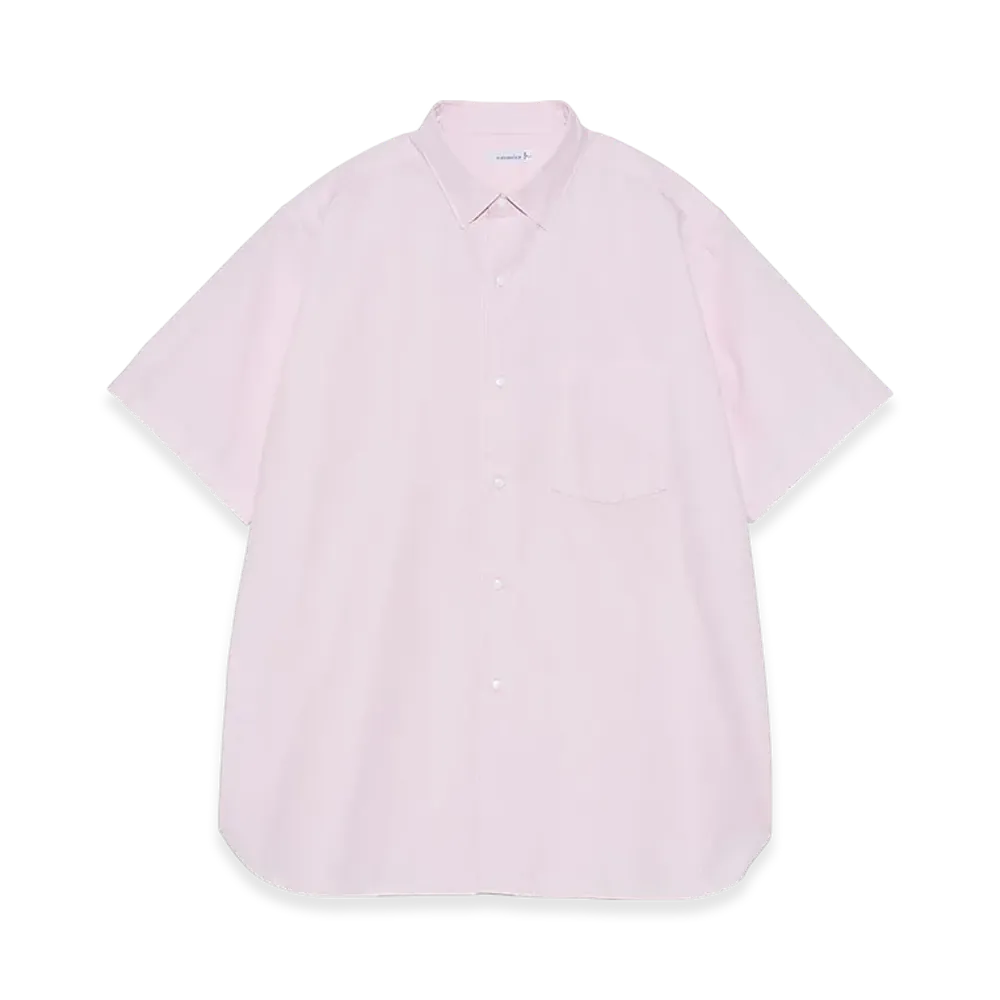 nanamica Regular Collar Wind S/S Shirt "Pink"