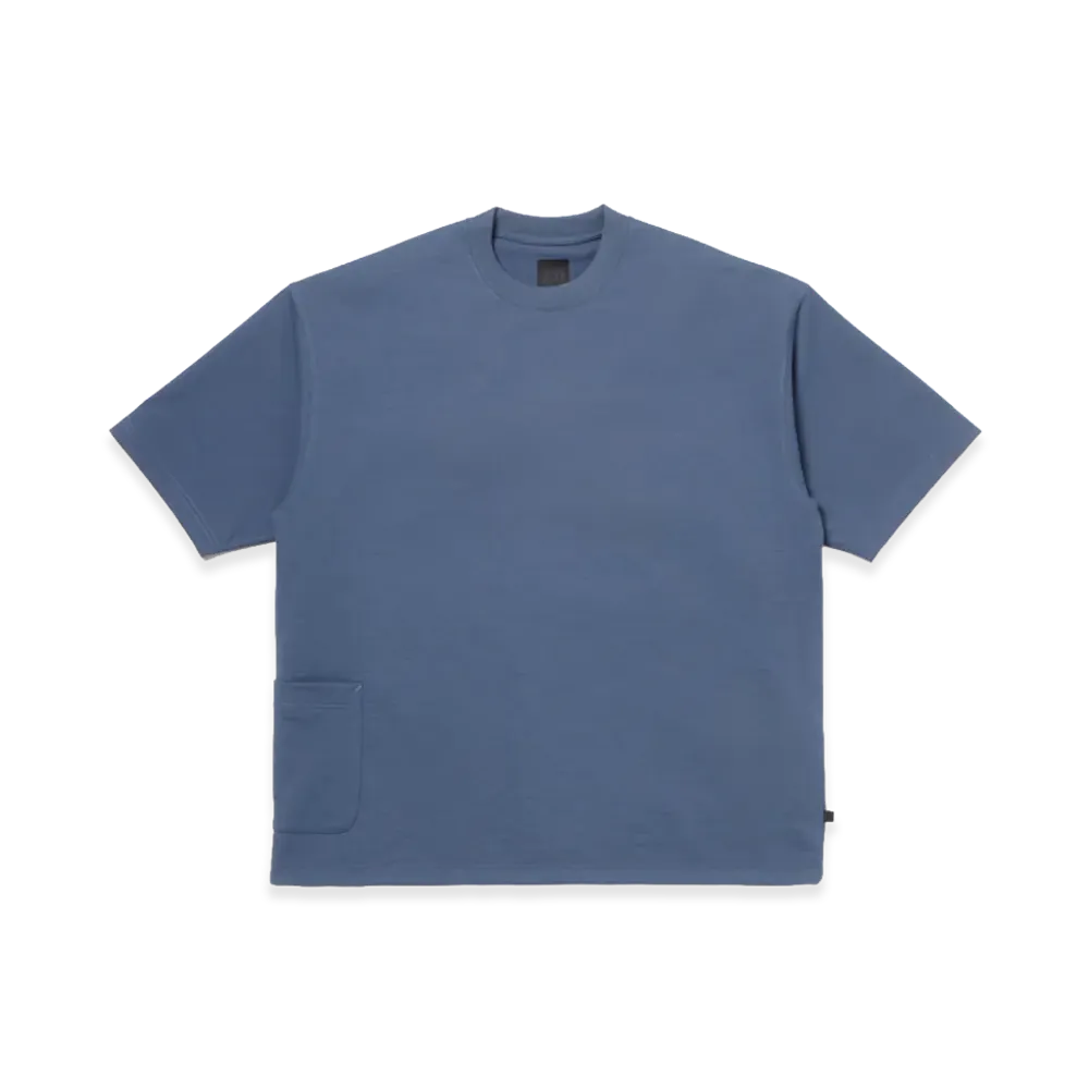 DAIWA PIER39 Tech Side Pocket S/S Tee "Smoke Blue"