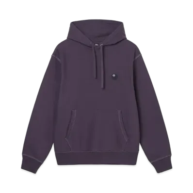 Stussy 8 BALL EMBROIDERED HOODIE "Deep Purple"