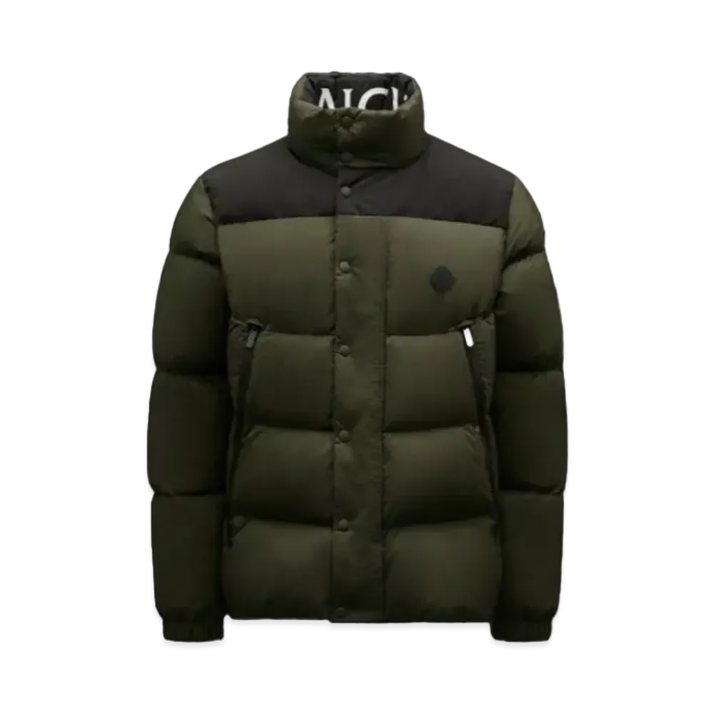 MONCLER Timsit Short Down Jacket "Army Green"