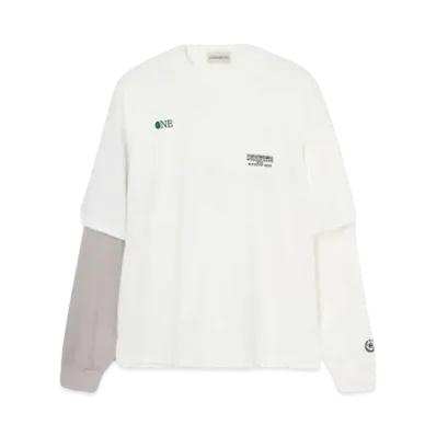 FORSOMEONE PEACE LAYERED LT "OFF WHITE"