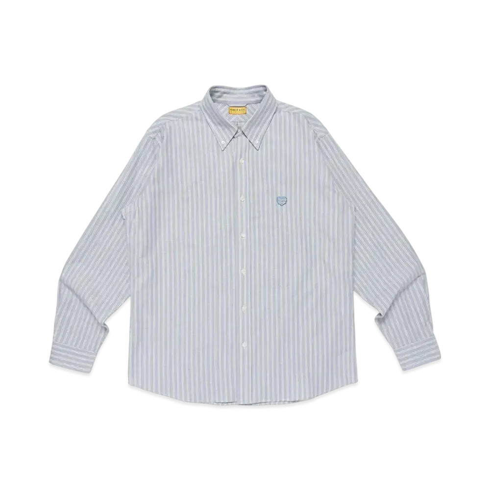 HUMAN MADE Striped Bd Shirt "Blue"