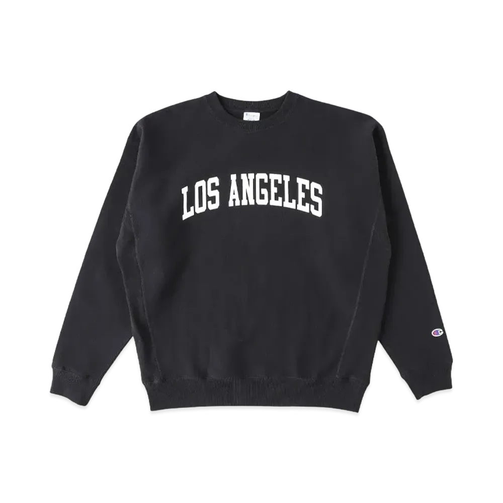 RHC Ron Herman x Champion Reverse Weave Sweat Pullover "Black"