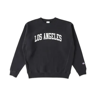 RHC Ron Herman x Champion Reverse Weave Sweat Pullover "Black"