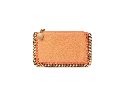 STELLA McCARTNEY Farabela Card Holder "Bright Orange"