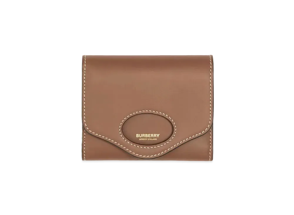 Burberry Leather Pocket Wallet "Malt Brown"
