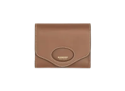 Burberry Leather Pocket Wallet "Malt Brown"
