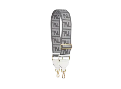 FENDI Strap You Ribbon Shoulder Strap "Gray"
