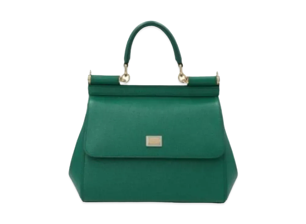 Dolce&Gabbana Sicily Bag Small Dauphine Calfskin "Green"