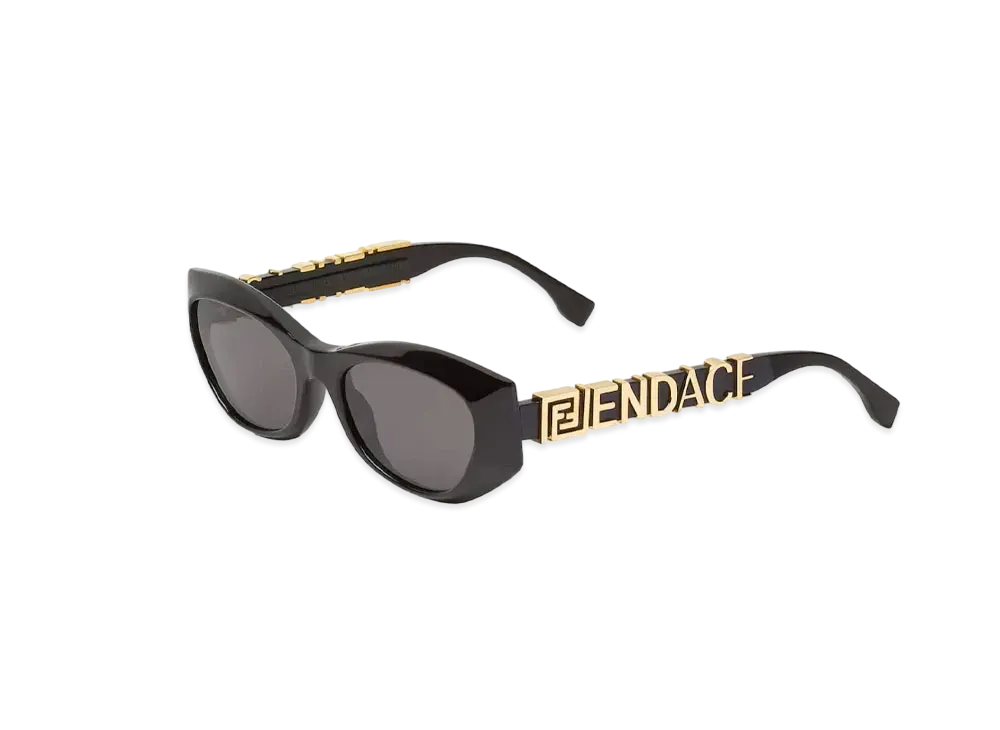 FENDI x Versace Fendace Logo Black Acetate Sunglasses "Black"