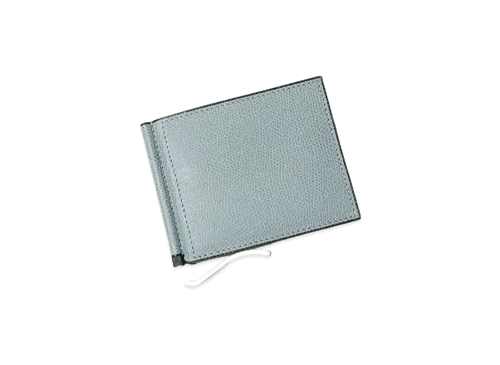 Valextra Money Clip "Powder Blue"