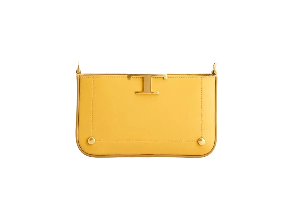 TOD'S T Timeless Leather Mobile Phone Case "Yellow"