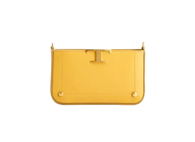 TOD'S T Timeless Leather Mobile Phone Case "Yellow"