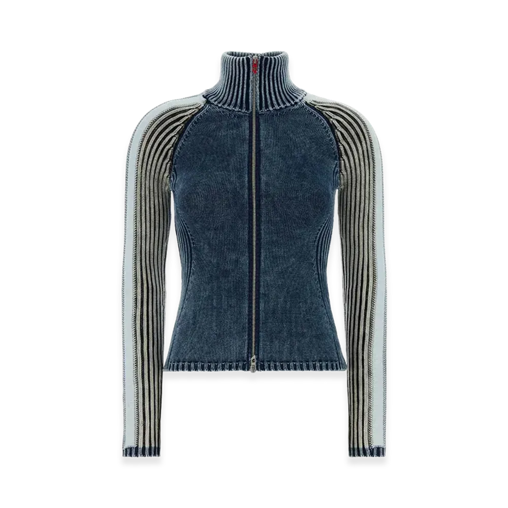 Diesel Women's Denim Cotton Cardigan "Blue"