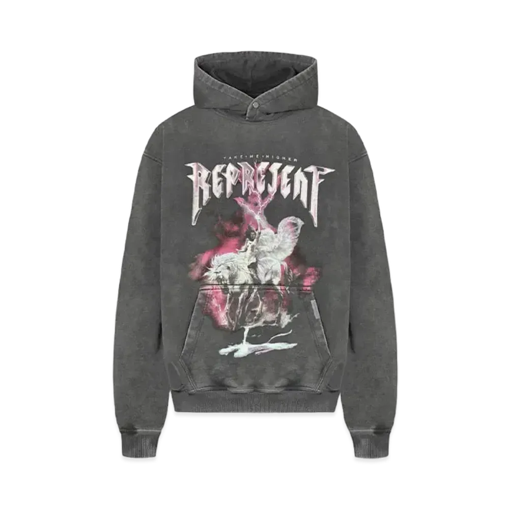 REPRESENT Take Me Higher Hoodie "Vintage Grey"