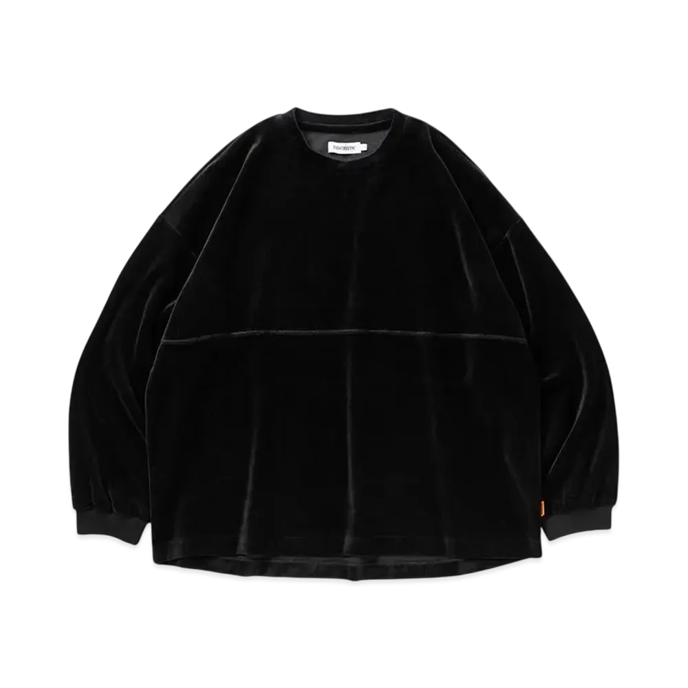 TIGHTBOOTH Velour Crew L/S Shirt "Black"