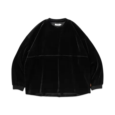 TIGHTBOOTH Velour Crew L/S Shirt "Black"