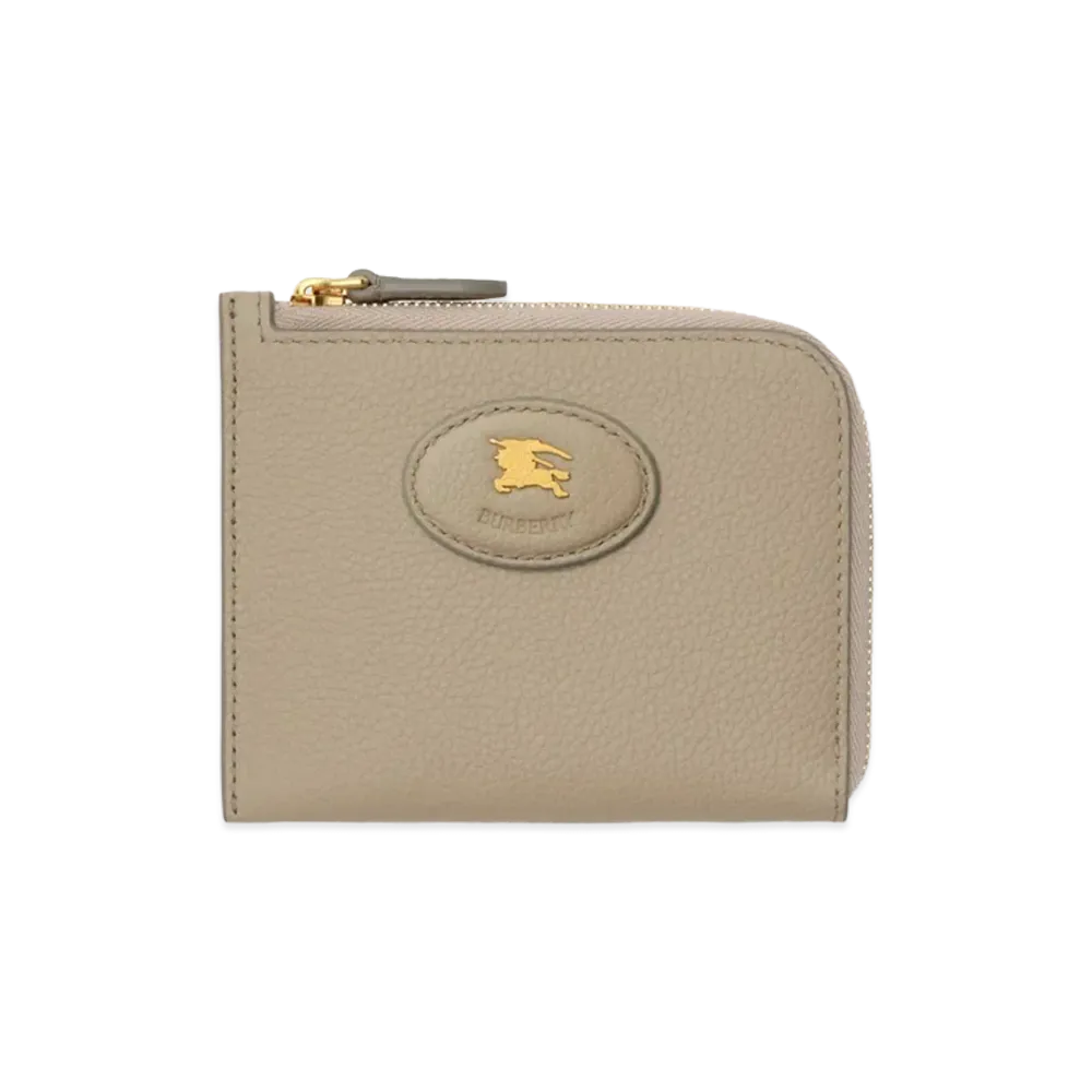 Burberry Women's Bloomsbury Zip Wallet & Card Case "Mushroom Beige/Mallow Pink"