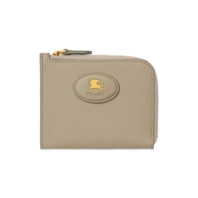 Burberry Women's Bloomsbury Zip Wallet & Card Case "Mushroom Beige/Mallow Pink"