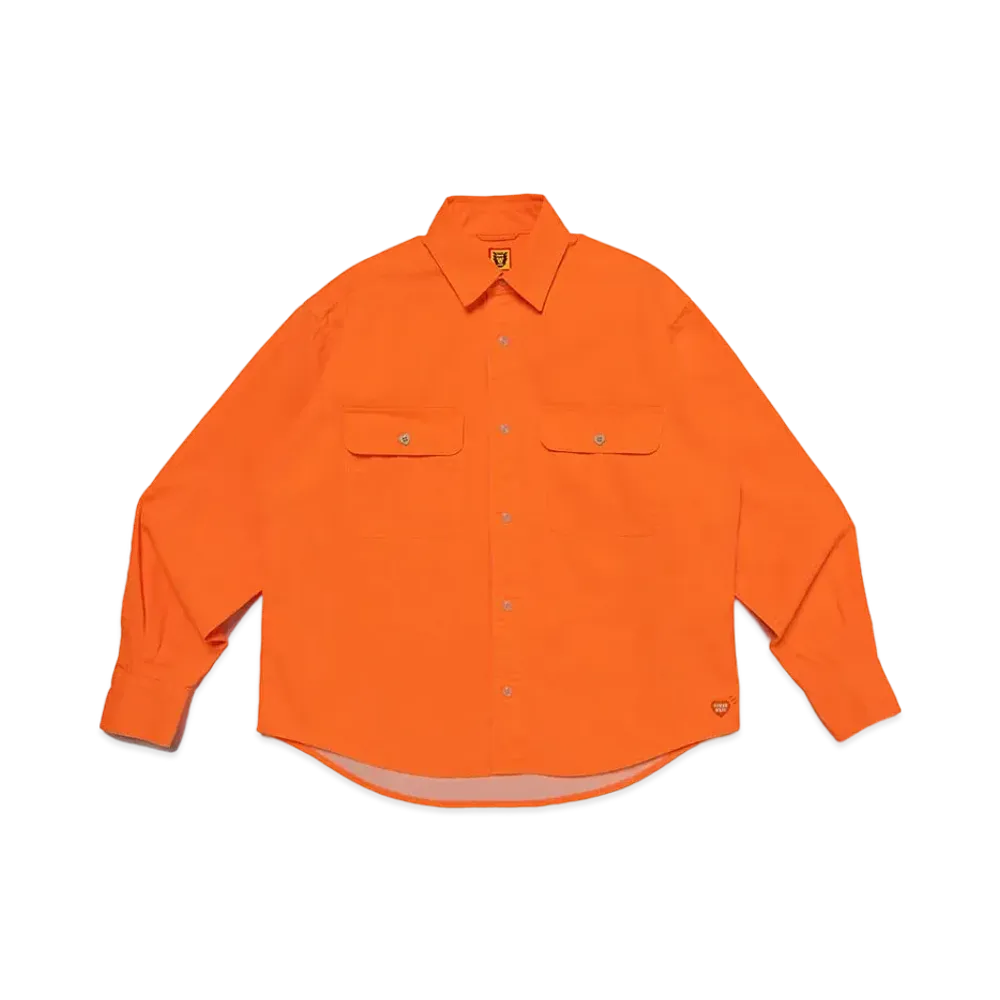 HUMAN MADE Twill Work Shirt "Orange"