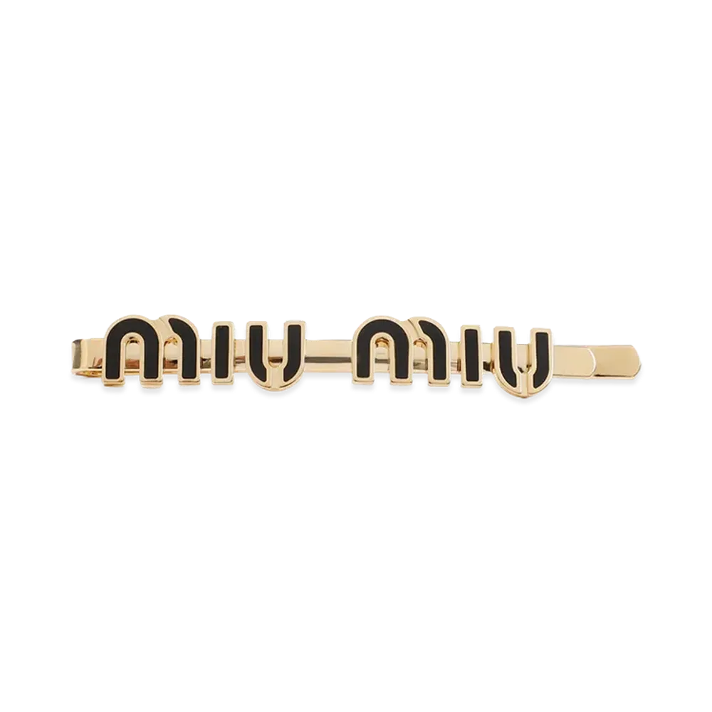 MIU MIU Women's Hair Clip "Black"