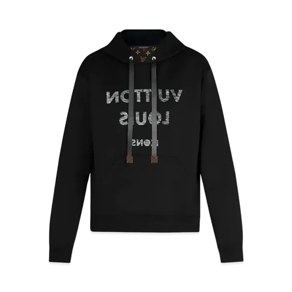 Louis Vuitton Print Hoodie "Black"